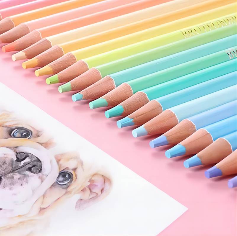 12/24Colors Set Color Pencils Sketching Wood Colored Pencils Painting For Student Artist Drawing Art Supplies