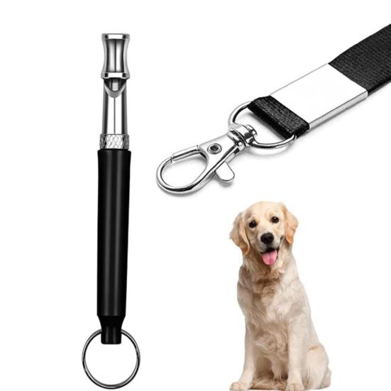 Свисток для собак, профессиональный отзыв, свистки для дрессировки собак с регулируемым шнурком, бесшумный ультразвуковой свисток для собак, чтобы остановить лай соседской собаки