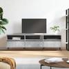 VidaXL TV Stand Concrete Grey 150x30x44.5 Cm Engineered Wood 831256