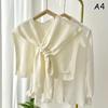Knitted Shawl Women'S Autumn And Winter Big Shawl All-Match Solid Color Scarf