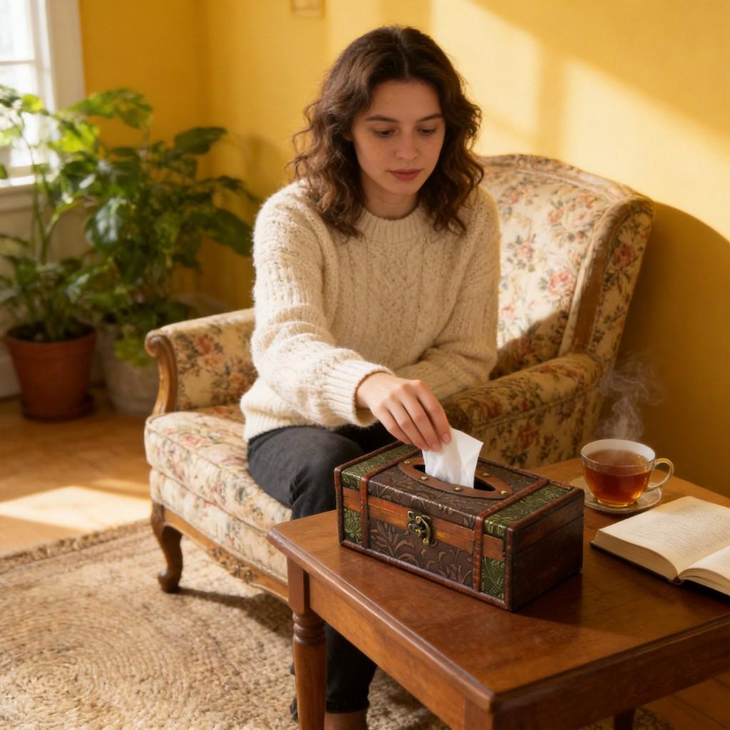 Винтажный Деревянный Ручной Работы Держатель для Салфеток в Виде Машины с Открытым Верхом для Дома, Офиса и в Качестве Подарка