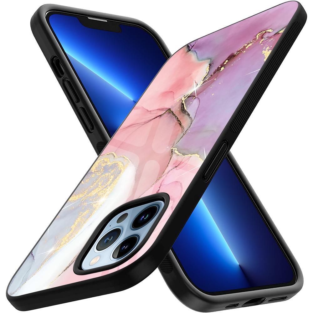 Модный чехол с цветным мрамором для Iphone 14 13 11 12 Pro Max Mini Xs Xr X 7 8 6s Plus Se 2022, задняя крышка из закаленного стекла