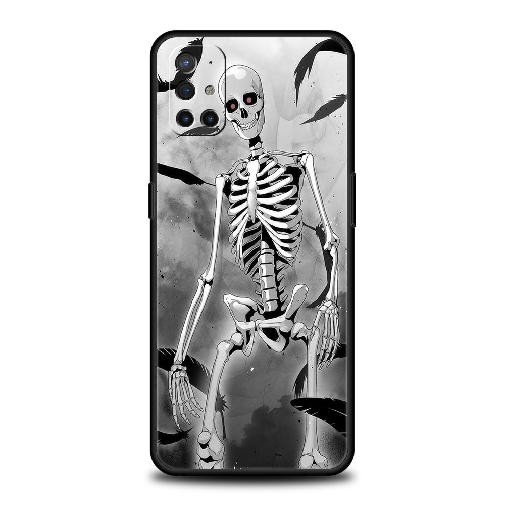Чехол для телефона для OnePlus 12 11 10 9 Pro 9T 12R 10R 9R 9RT 10T 8T 8 7 6T 7T Nord 2T CE 2 5G N200 N10 N100 Мягкий чехол Смешной скелет