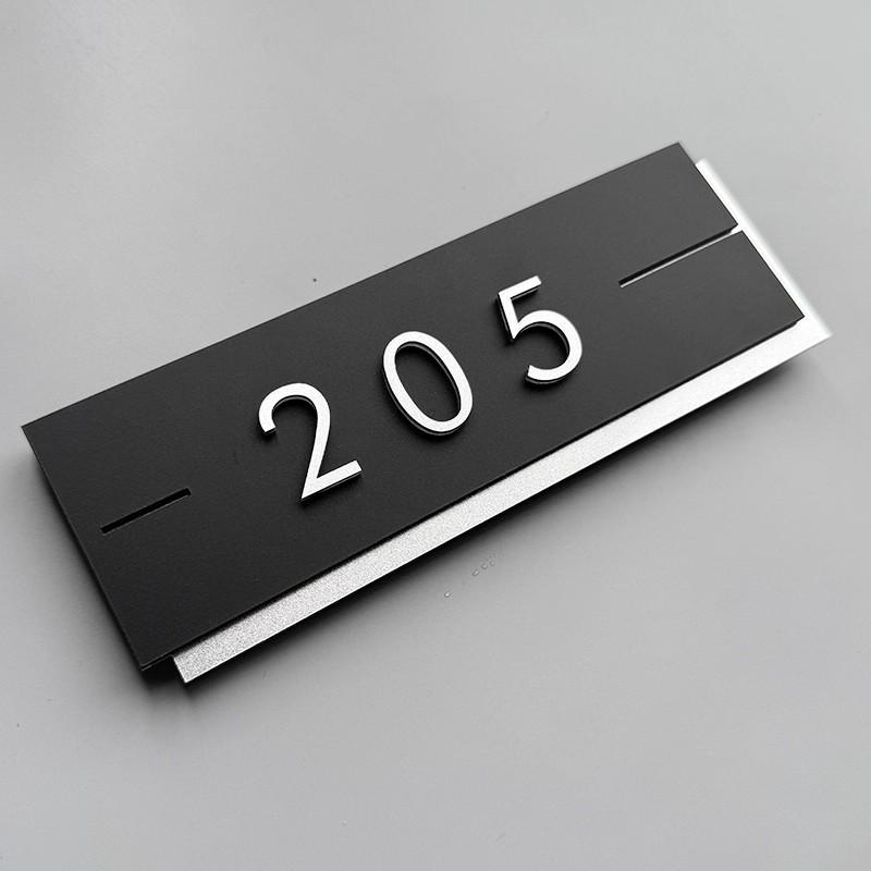 Acrylic Modern Door Plate Shop Sign Customize House Number For Home Office Flats Restaurant Hotel Cafe Bar Home Decor Plate