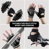 Cycling Gloves Men Women Half Finger Anti Slip Shock-Absorbing Breathable Equipment Gym Bicycles Outdoor Sports Gloves