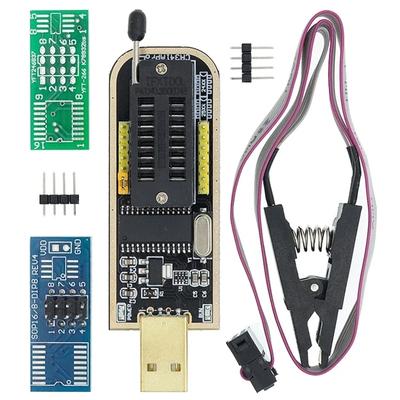 CH341A/CH341B 24 25 серии EEPROM Flash BIOS USB программатор модуль SOIC8 SOP8 тестовый зажим для EEPROM 93CXX / 25CXX / 24CXX DIY KIT