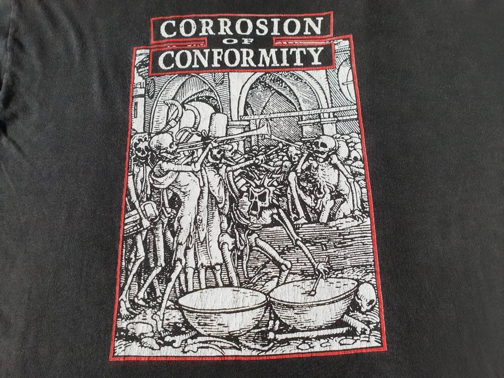 Редкая футболка Corrosion of Conformity 90-х Черная S-2345XL Унисекс