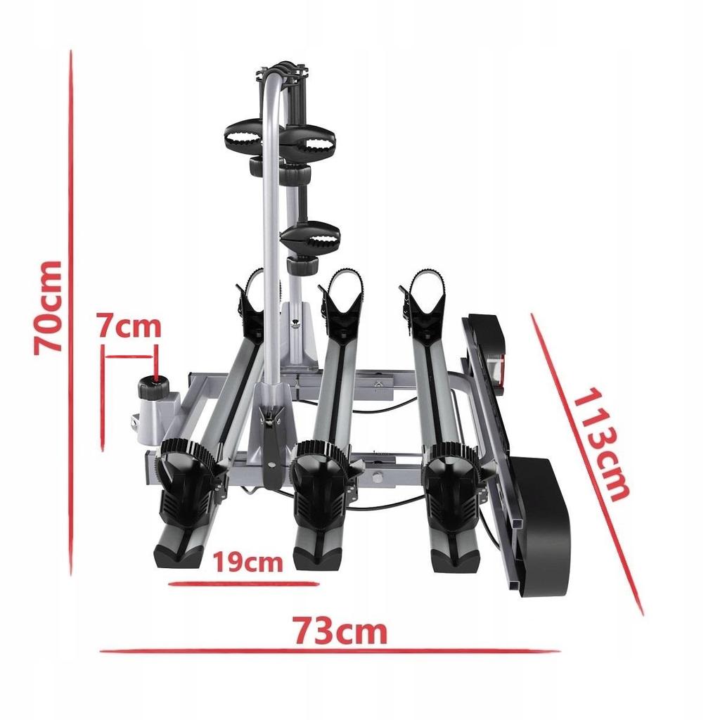 Amos Giro 3 Bike Platform for 3 Bikes 13 PIN