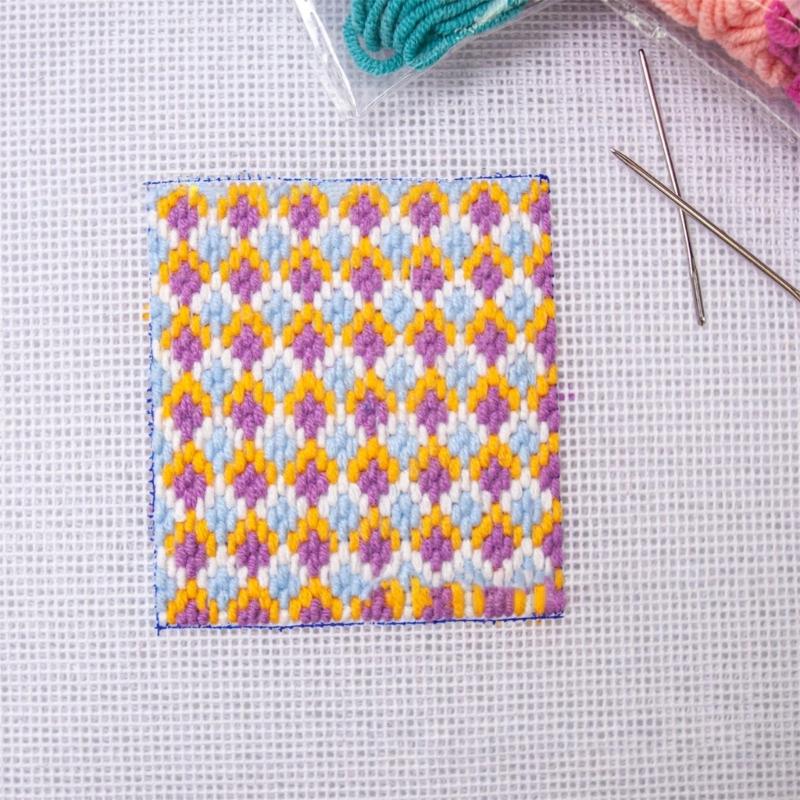 Листы канвы 14 каунта для вышивания, рукоделия, проектов по вязанию крючком, набора для вышивания гобеленовым швом, сетчатые листы, канва для вышивания иглой с пряжей