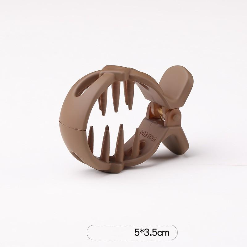 Круглая заколка для волос Grab High Ponytail Fixed Artifact Claw Hairpin Women Back Head Frosted Hairpin Anti-Low Style Claw Hairstyle Clip