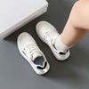 Весна Новые Маленькие Белые Туфли Женские Студенческие Спортивные и Повседневные Кеды Уличная Обувь Толстая Подошва