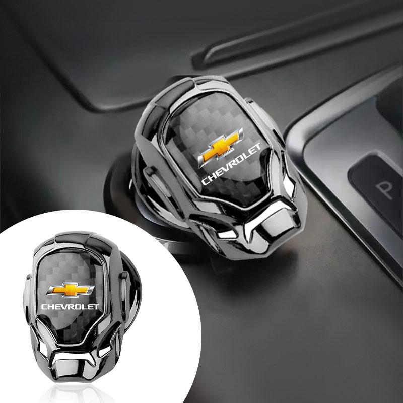 1Pc Car One-click Start Protective Cover Interior Button Decoration Sticker Accessories for Chevrolet Cruze Aveo Captiva Lacetti