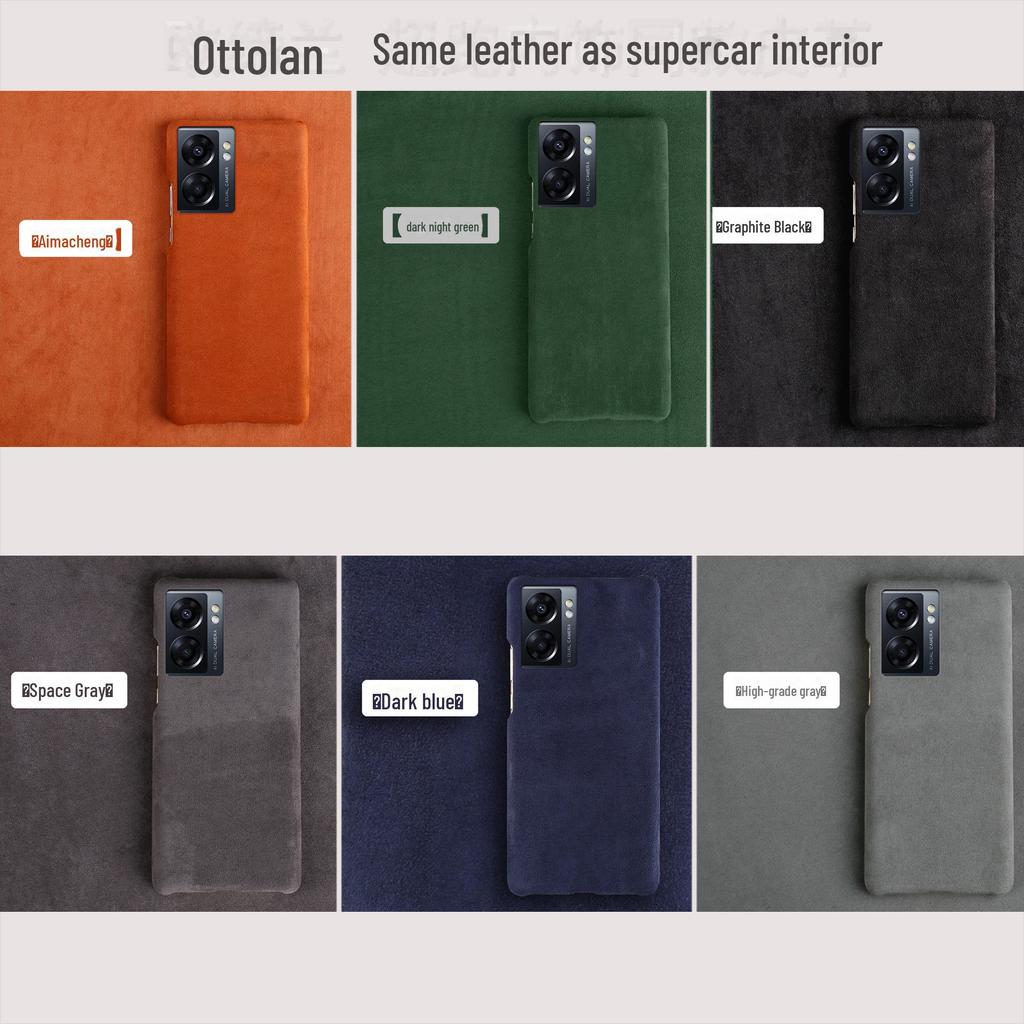 Чехол для мобильного телефона OPPO A1 - замшевый получехол, ультратонкий защитный чехол