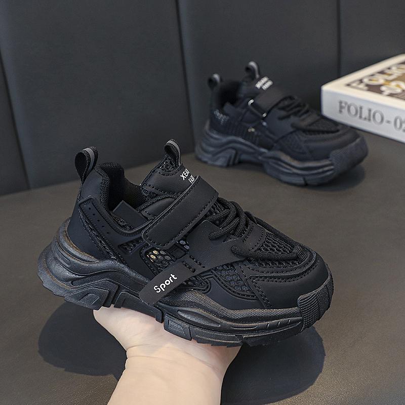 Детская мода, дышащая повседневная полые туфли для детей, студентов, трендовые спортивные кроссовки на мягкой подошве для бега для мальчиков и девочек, удобные спортивные кроссовки