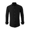Men's Hawaii  Summer New Loose Solid Long Sleeve Shirt Cardigan Beach Shirt