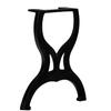 Bench Legs - vidaXL - X-frame - Cast Iron - Black - Industrial Style