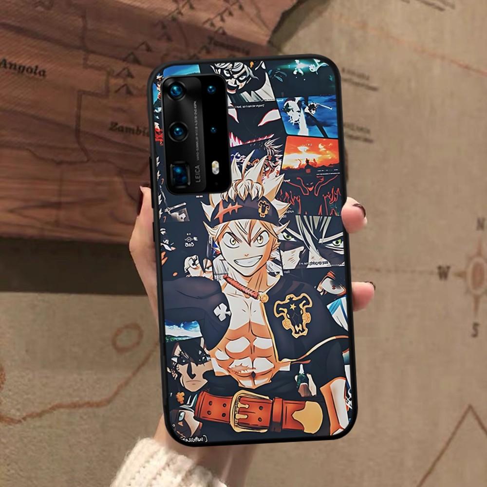 Black Clover Phone Case For Huawei P 8 9 10 20 30 40 50 Pro Lite Psmart Honor 10 Lite 70 Mate 20lite