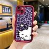 Аниме Х-елло К-итти Милый чехол для телефона для iPhone 16 15 Pro Max 13 12 11 Pro 14ProMax 16Plus XS Max XR 7 8 SE 16e Мягкий чехол