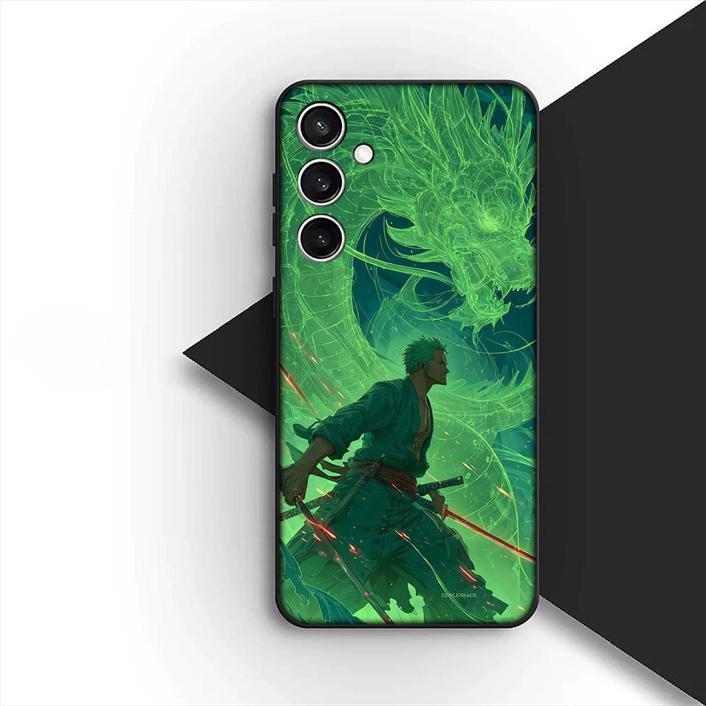 Cover for Samsung Galaxy S24 S25 S23 FE Ultra Plus S7 Edge S25+ S23+ A56 5G Phone Case Roronoa Zoro Boa Hancock One Luffy Pieces
