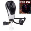 Автоматическая ручка переключения передач для автомобиля, рычаг, головка рычага, красный светодиодный свет для VW, Golf