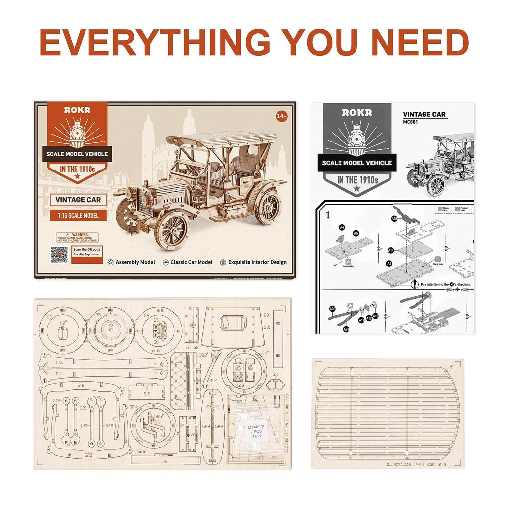 Robotime 3D Деревянный Деревянный Лазерная Резка Миниатюрный Образовательный Детский Сад Новый Год Рождественский Подарок Головоломка, Головоломка, Шестеренка, Игрушка, Игрушка, Мальчики, Девочки, Взрослые,