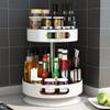 1pc Rotatable Kitchen Spice Shelf, Multi-Tier Countertop Spice Organiser, Kitchen Spice Caddy
