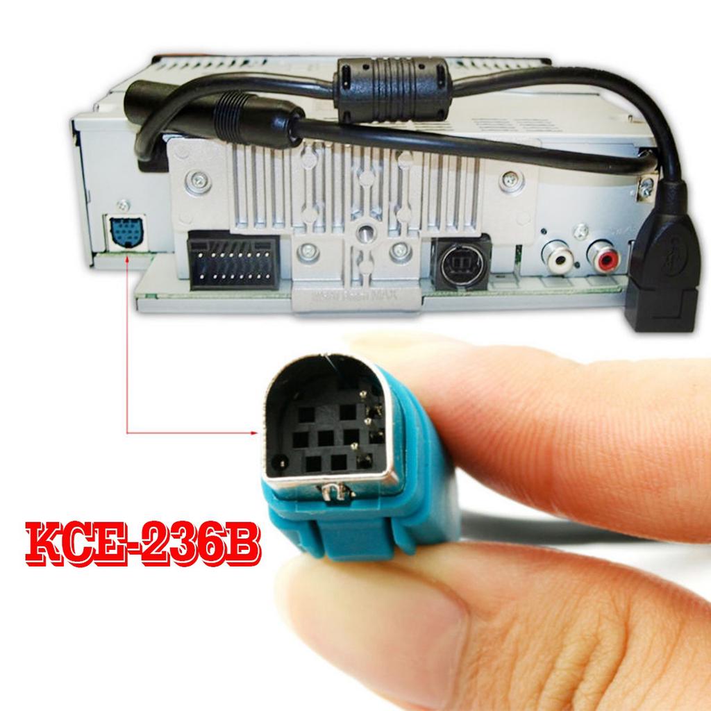 Кабель-адаптер преобразователя с разъемом AUX 3,5 мм для Alpine KCE-236B для MP3 iPhone LQ 