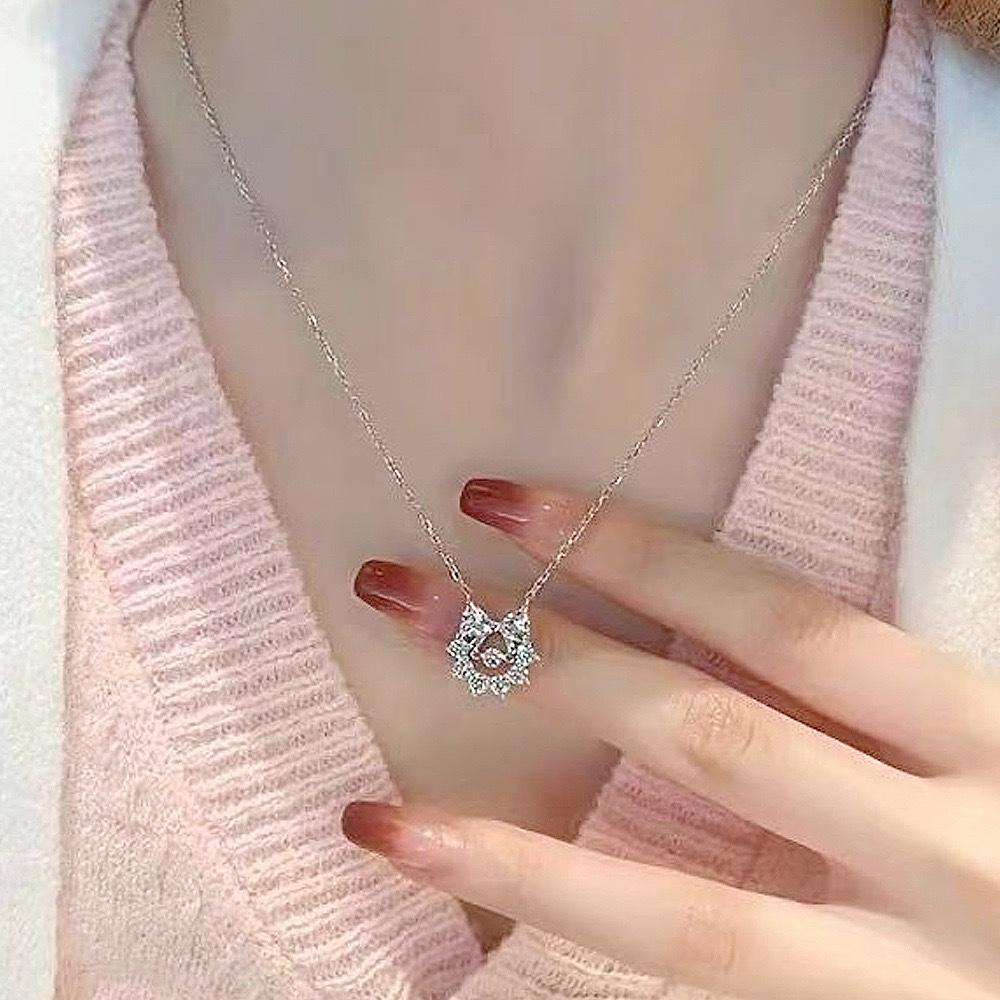 Серия Agile Knot Girl Гирлянда Ожерелье Женский Бант Ниша Ключица Цепочка Легкая Роскошь Высокого Класса Универсальный Темперамент