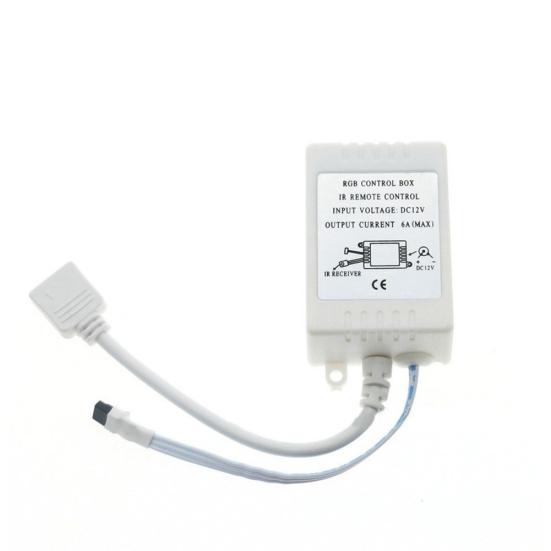 24-клавишный ИК-пульт дистанционного управления для RGB 3528 5050 5630 Светодиодная лента с двумя выходами