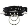 Goth Punk Spike Rivet Choker Collar For Women Steampunk Pentagram Necklace Emo Neck Strap Cosplay Chocker Gothic Accessories