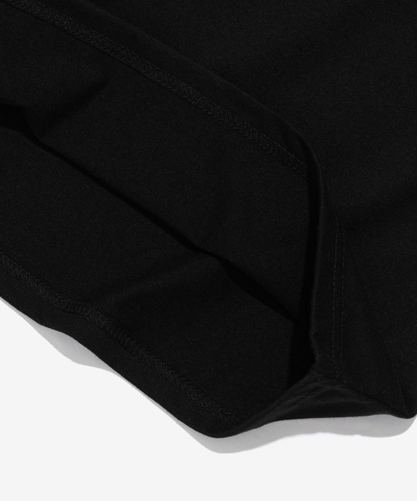 613SEOUL Crack Six Point Logo Short Sleeve T-Shirt (Black)