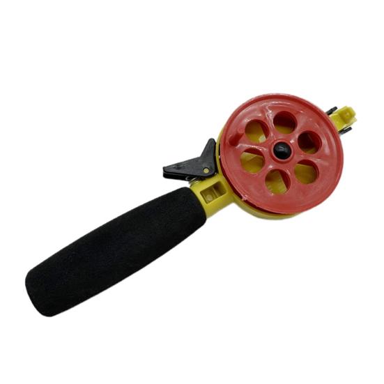 Short Ice Fishing Rod with Reel Combo Ergonomic Handle Lightweight Mini Fishing
