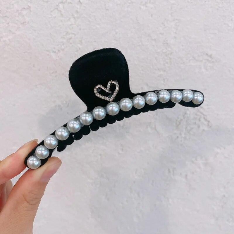 Ретро флокирующая заколка для волос со звездой, женские винтажные большие пластинчатые заколки для волос, заколки в виде акулы, головной убор для женщин, аксессуары для волос