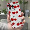 Cherry Phone Case For Samsung A56 5G A55 A36 A26 A16 A15 A35 A34 A33 A54 A53 A52s A25 A14 A13 A06 A05s A05 Silicone Clear Cover