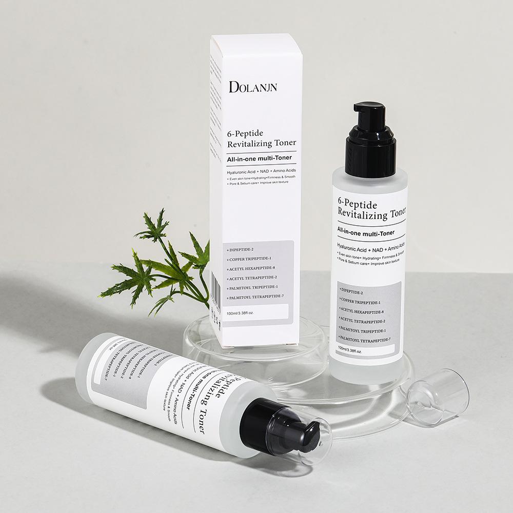 Hexapeptide Muscle Revitalizing Toner: Hyaluronic Acid Amino Acid Peptide Collagen Essence Water
