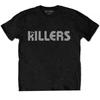 The Killers Unisex Adult Dotted Cotton Logo T-Shirt