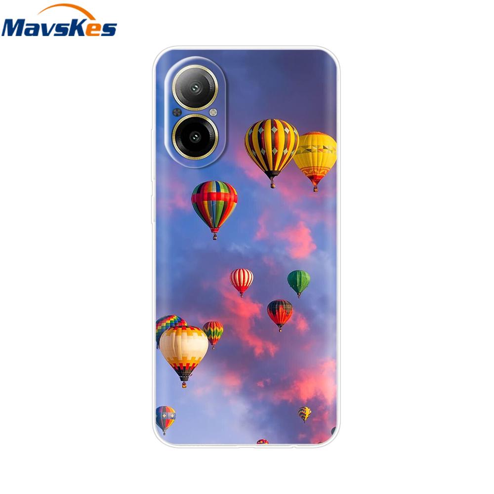 Мультяшный чехол для Realme C67 4G 2024 Милый прозрачный мягкий силиконовый задний чехол для Realme C67 C 67 4G RMX3890 Прозрачные чехлы для телефона