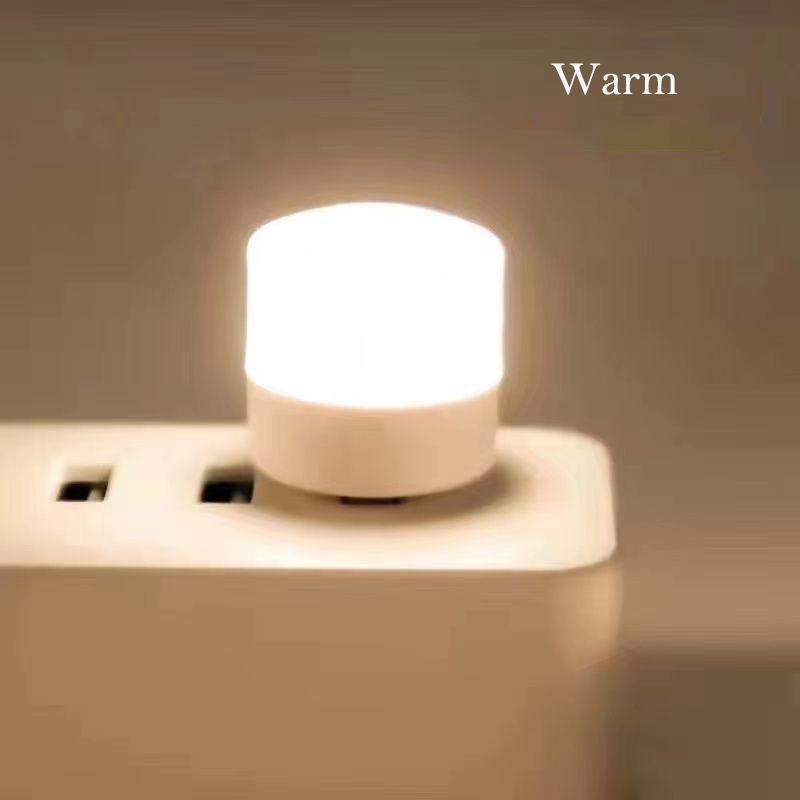 Мини USB ночник теплый белый свет защита глаз книга чтение свет USB разъем компьютер мобильный источник питания зарядка светодиодный ночник