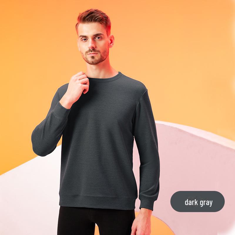 Men's Lyocell Tencel Cashmere Antibacterial Thermal Undershirt Sweater