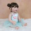 BZDOLL 48 см, силиконовая кукла Reborn для всего тела, живая девочка, 19 дюймов, виниловая, для новорожденных, прекрасный подарок на день рождения, детская игрушка для купания, игровой домик
