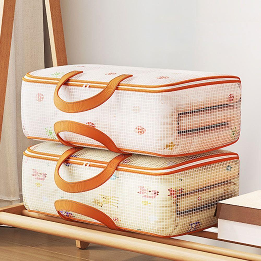 ПВХ Сумка для хранения одеял с ручками Складные корзины для хранения Тканевая сумка для хранения для шкафа
