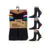 Soxy Mens Contrast Panel Bamboo Socks (Pack of 12)