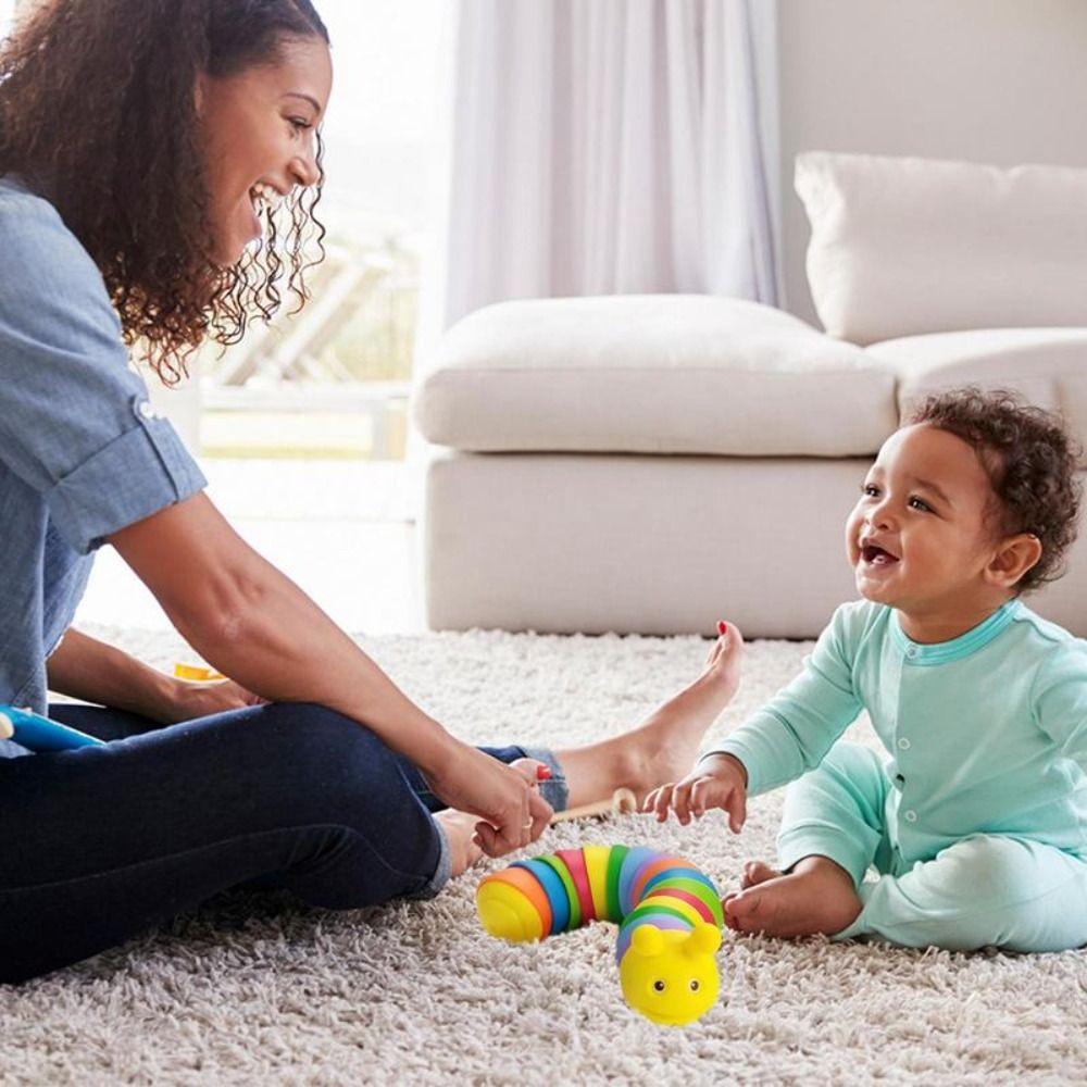 Вращающиеся игрушки-улитки с градусом Радужные игрушки-улитки слизняки с градусом Вращающиеся игрушки-гусеницы с градусом