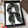 Luxury Design Fashion Square Silk Scarf Women Soft Hairband Headband Foulard Neckerchief Ribbon Bandanna Hijab Kerchief Scarves