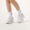 New Balance NB 452 Удобные Универсальные Кроссовки Низкие из Сетки и Синтетической Кожи на Шнуровке Женские кроссовки Белый Синий WX452WO