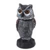 Owl Decoy Plastic Shake Head Owl Decoy To Scare Birds Away Scarecrow Fake Owl Outdoor Garden Decoration Owl Decoy To Scare Birds