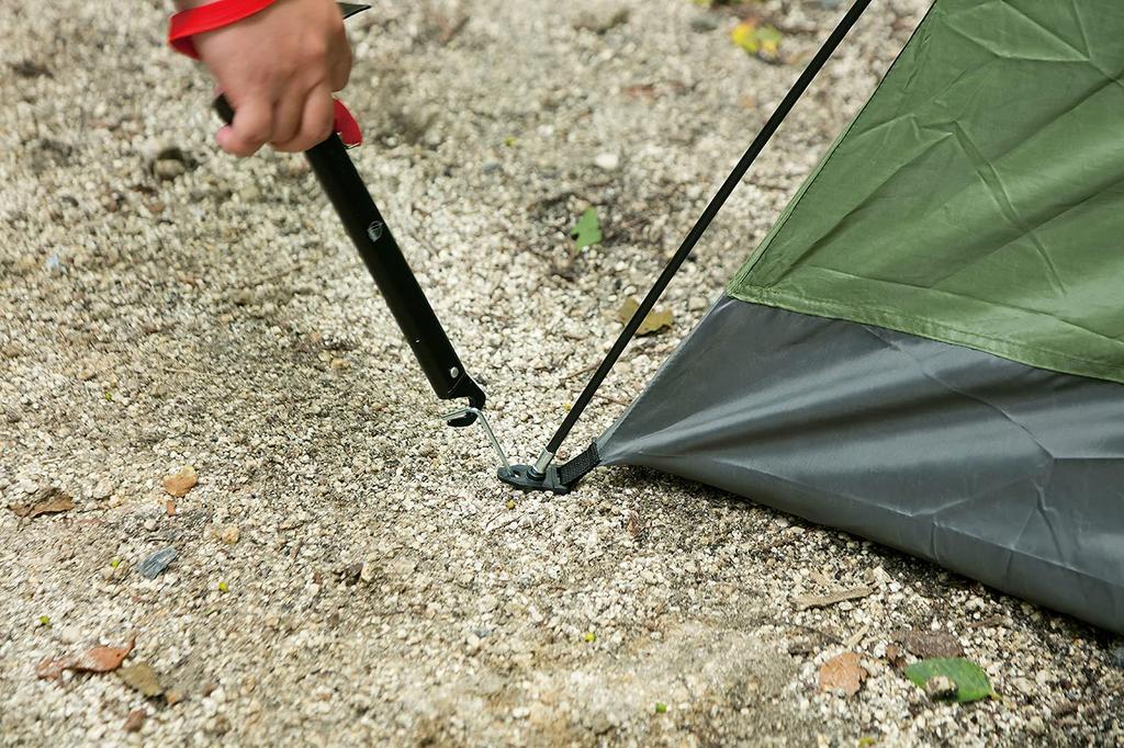 Takeda Corporation [Колышек для палатки Hammer] Черный 11×4×31 см Молоток для колышка PGH21-4BK