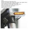 39-41MM Motorcycle ATV Front Fork Turning Signal Indicator Lights Amber Lighting Daytime Running Lamp for Honda Kawasaki Suzuki