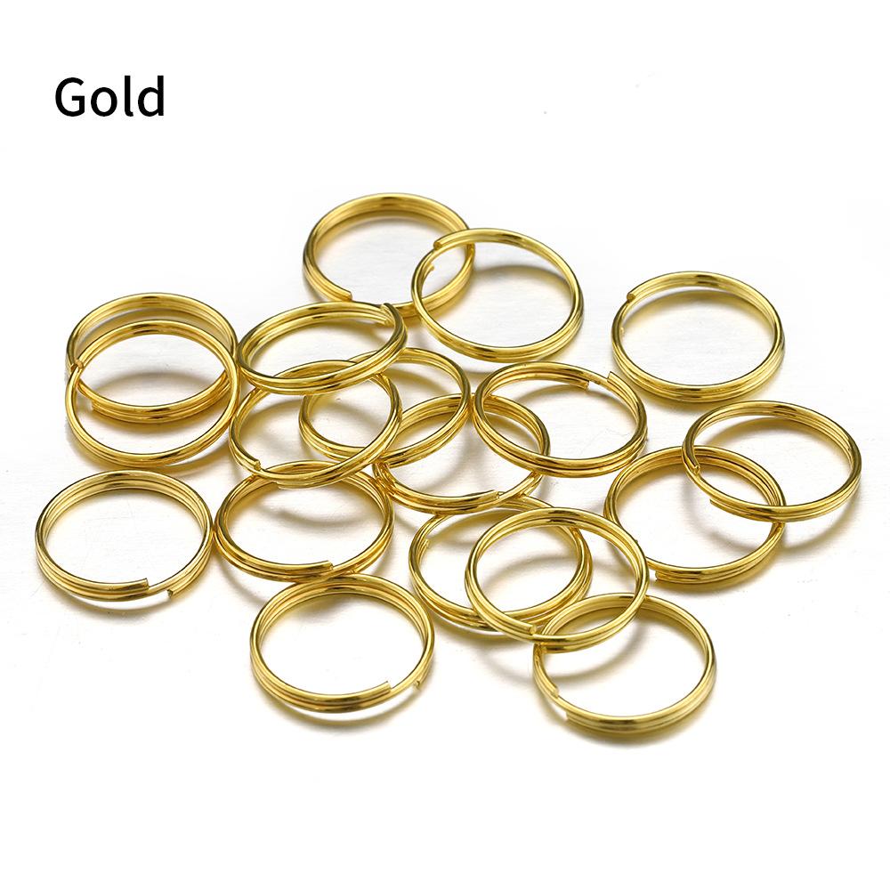 Металлический брелок Двойное соединительное кольцо Аксессуары для изготовления ювелирных изделий Фурнитура DIY Материалы для брелока