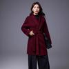 Autumn and winter new double-sided wool coat coat women's woolen cashmere fashion niche temperament New Year's robe 26 new products